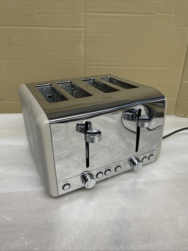 Tower T20051MSH Cavaletto 4-Slice Toaster Beige DENTS