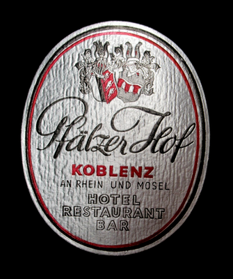 #ad #ad Vintage Original Hotel Harzer Hof Koblenz Foil Luggage Label Germany OG $18.88