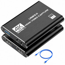 4K USB 3.0 HDMI Video Capture Card Device Live Streaming Gaming Recording Box