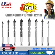 2025 Upgraded Four Blade Serrated Eccentric Drill Set High Hardness Set