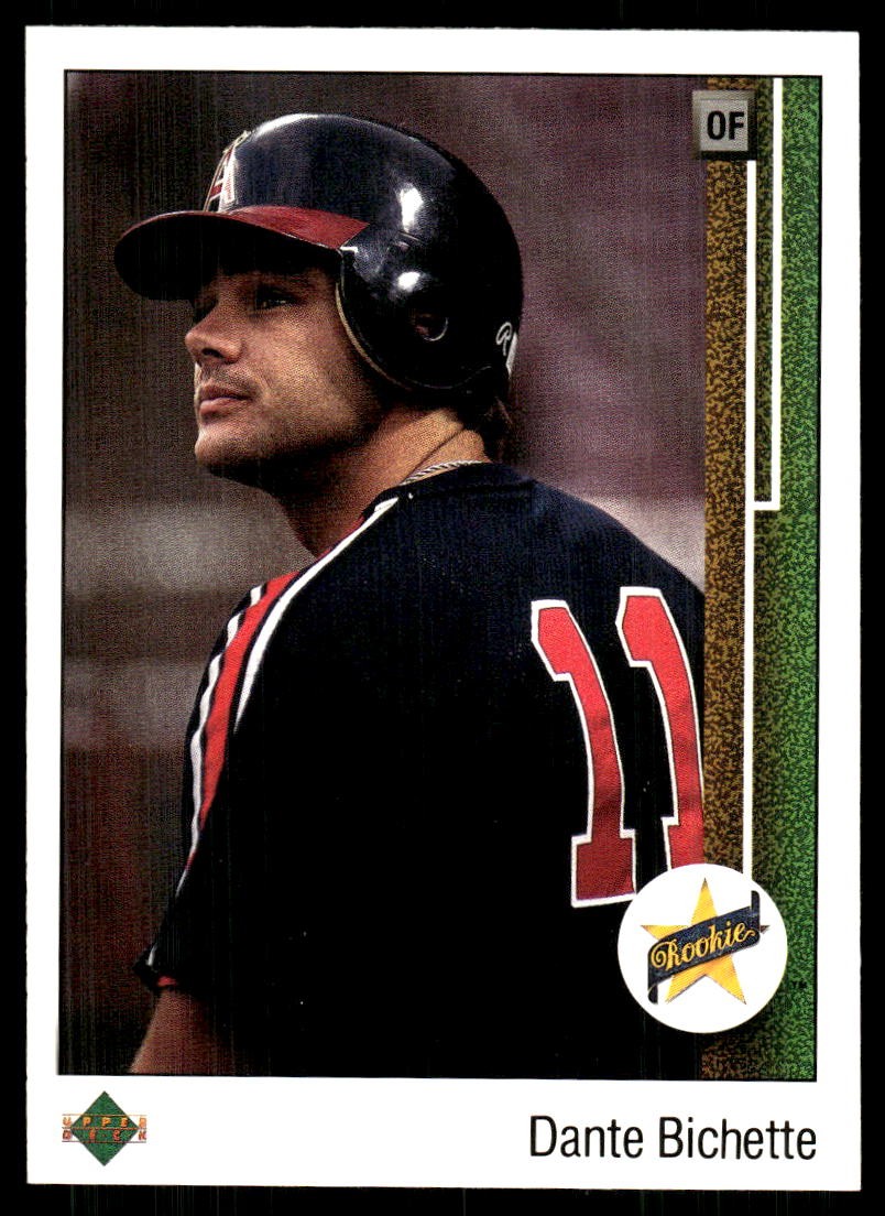 Dante Bichette 1989 Upper Deck #24 Angels FREE SHIPPING StackedPacks