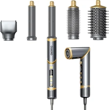 Hair Dryer Brush Hair Styler: 5 in 1 Air Styling & Drying System, 110,000 RPM Au