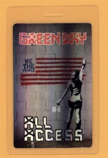 Green Day 2010 21st Century Breakdown Tour All Access Laminated Backstage Pass