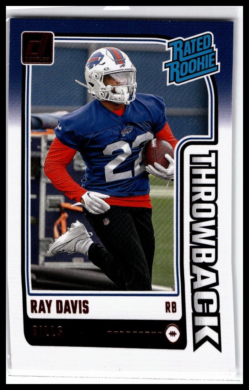 2024 Donruss #41 Ray Davis Rated Rookies Throwback