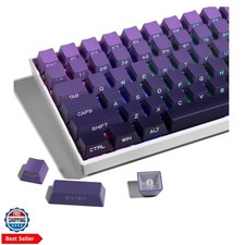 XVX Side Print Keycaps, Shine Through Double Shot PBT Keycaps, Custom Key cap...