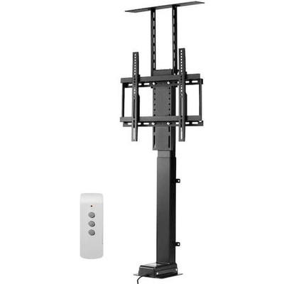 Vevor Motorized TV Lift Bracket Stand Black 132 lbs Max Load for 32-55 in. Sizes