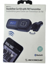 Scosche BTFreQ Bluetooth Handsfree Car Kit w/ FM Transmitter - Black