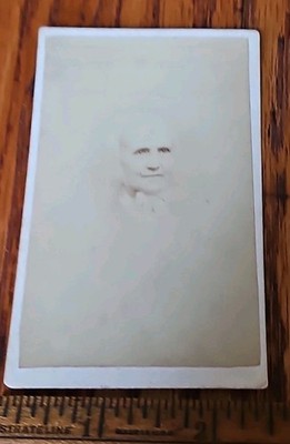 CDV Photo 1880s Very Old Woman Hannah Owen May Dame Newport R.I.  J.A. Williams 