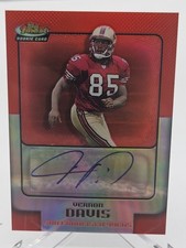 VERNON DAVIS 2006 Finest #159 Rookie RC Autograph Red Refractor Auto #19/50 Rare