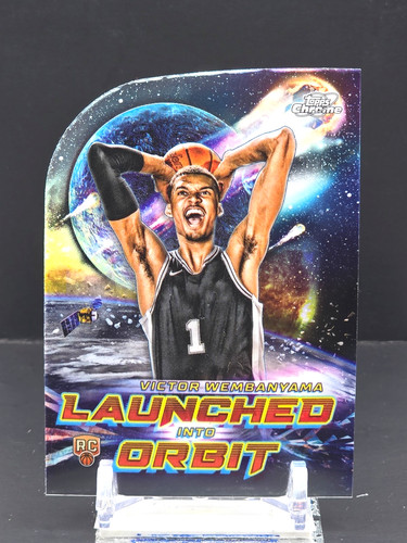 2023-24 Topps Cosmic Chrome - Launched into Orbit Victor Wembanyama #LIO-1 (RC)