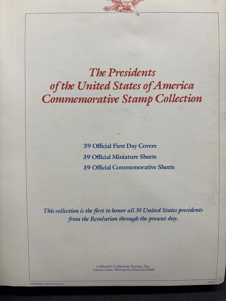 RARE DUAL US & LIBERIA The Presidents Of The US Commemorative stamp collection - Image 3 of 4