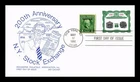 US COVER NEW YORK STOCK EXCHANGE 200TH ANNIVERSARY FIRST DAY ISSUE COMBO