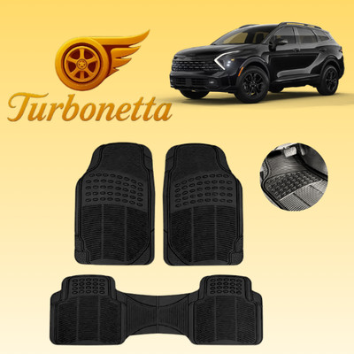 For All Kia Custom Fit Rubber 3pcs All Weather Turbonetta Floor Mats