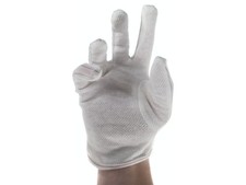 Botron B6823L - ESD safe PVC dot gloves (pack of 10 pairs) - large (8')