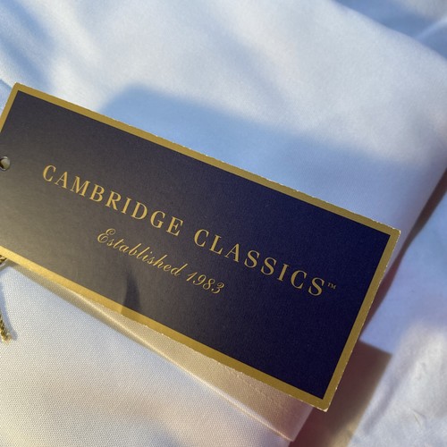 New Cambridge Classics Wrinkle Resistant LongSleeve White Teflon SZ 16: 32/33 - Picture 9 of 10