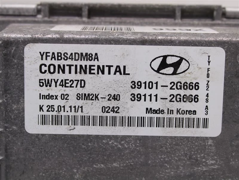 ORDENADOR ECU ECM HYUNDAI SONATA 2011 11 391012G666 944091 Foto 4 de 4