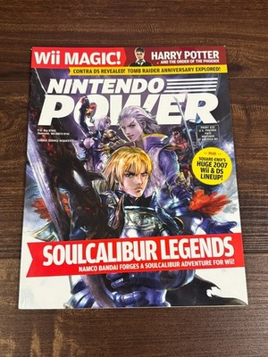 Nintendo Power Magazine Volume 218 August 2007 Soul Calibur Attached Poster