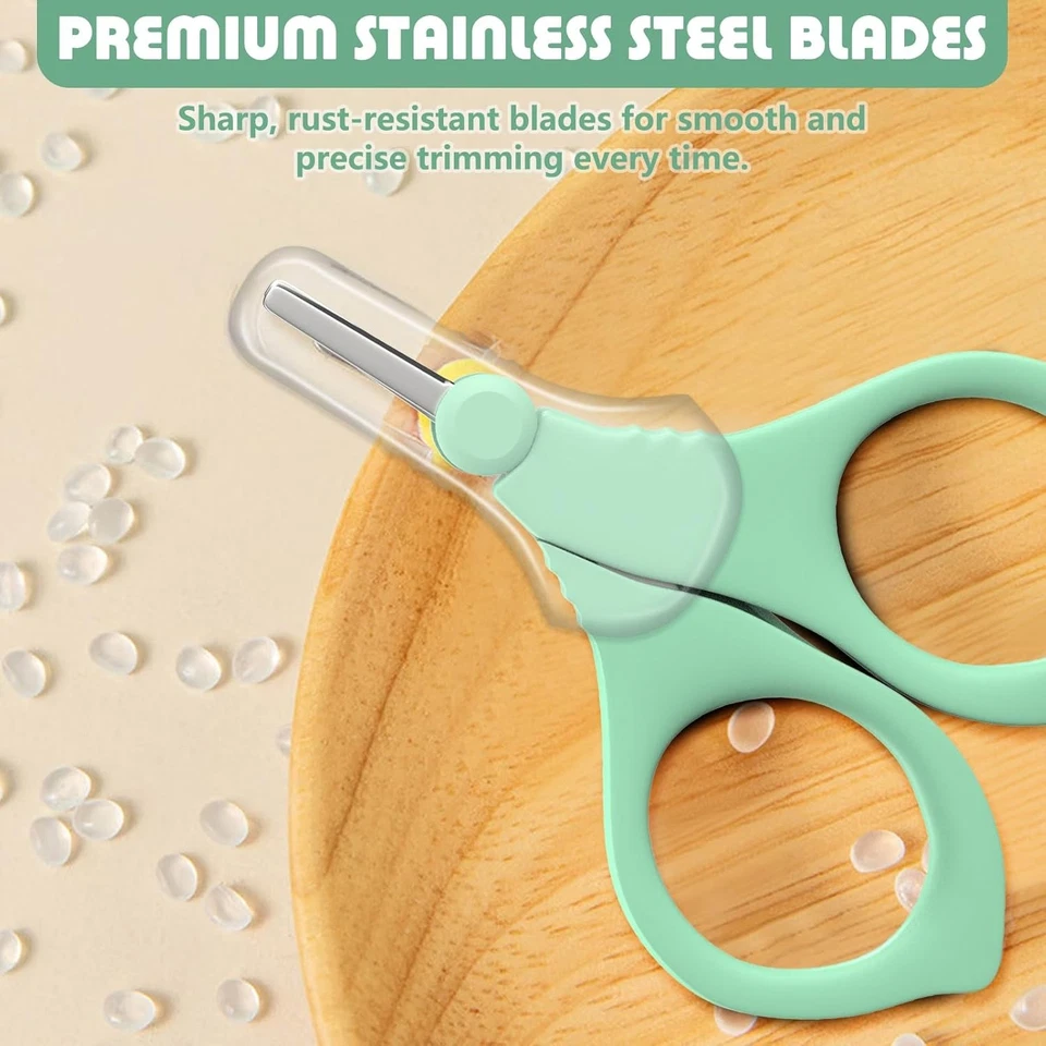 Infant Nail Clippers with Safety Round Tip, Baby Nail Scissors Fingernail Cutter - Image 4 of 4