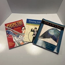 Learn To Drawing Book Lot - Guide To Drawing , Drawing Manga, Perspective For