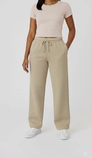 Women's Heavyweight Wide Leg Loose-Fit Fleece Sweatpants