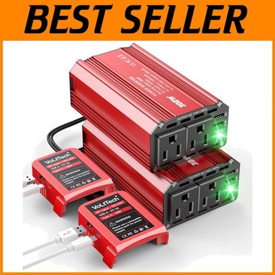 Milwaukee Compatible 300W Inverter with USB Ports