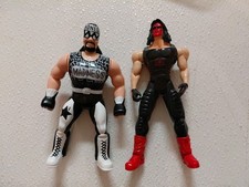 2 Vtg 1990s Era Loose Wresteling Figures Mach...