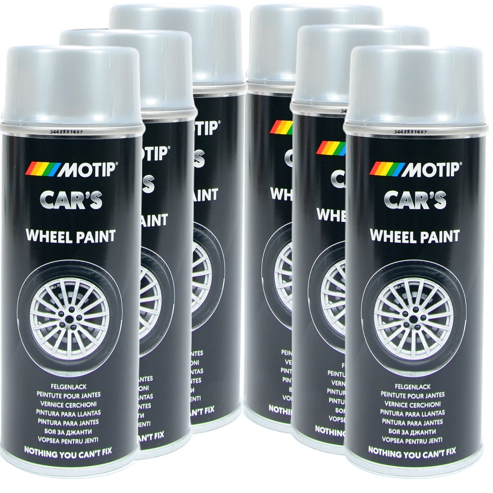 Felgensilber Spray 6x400ml DUPLI-COLOR Cars Lackspray Spraydose Sprühlack 385919 - Bild 1 von 1