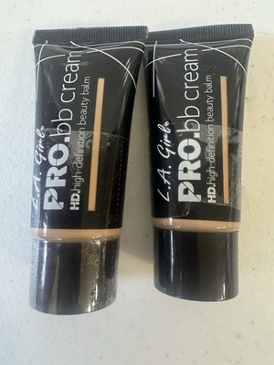 L.A. Girl Pro BB Cream HD Beauty Balm Prime *Lot 2* Moisturize Enhance Neutral