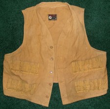VTG 50s 60s RED HEAD BRUNSWICK HUNTING VEST Sz S/M COAT JACKET CANVAS USA MADE