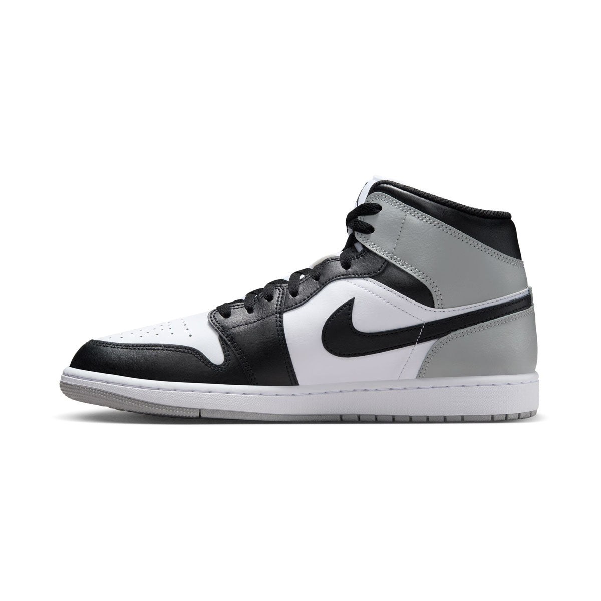 シューズ(男性用) Nike Air Jordan 1 Mid Smoke Grey Nike Air Jordan 1 Mid I AJ1 Light Smoke Grey Black White Men