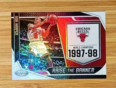 Ron HARPER Raise The Banner SILVER 2019-20 Panini CERTIFIED #8 Chicago BULLS - Photo 1/2
