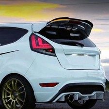 🏅Gloss Black For Ford Fiesta Mk7 Mk7.5 ST Zetec S 08-2017 Rear Spoiler Lip Wing