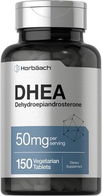 DHEA 50mg | 150 Capsules | Non-GMO, Gluten Free Supplement