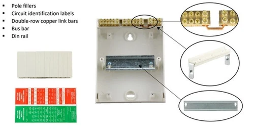 NATIONAL LIGHT SOURCES NLS 30280 | 8 Pole Recess Mount Switch Board IP40 - Picture 4 of 5