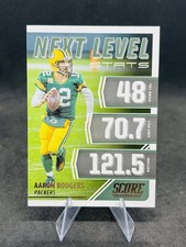2021 Score Aaron Rodgers Next Level Stats #NL4 Green Bay Packers Football