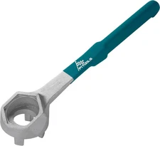 Aluminum Drum Bung Wrench, Plastic Plugs for Opener 55 Gallon Drum, Grey 