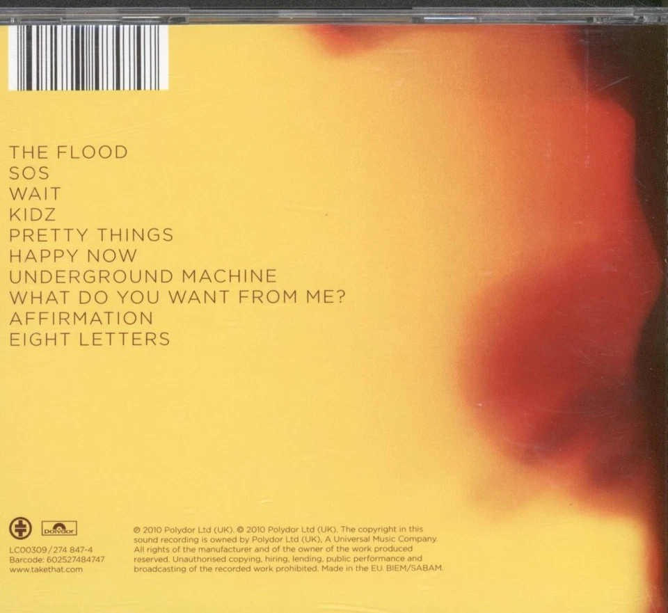 Take That (Boy Band) Progress CD Europe Polydor 2010 2748474 - Image 2 of 3