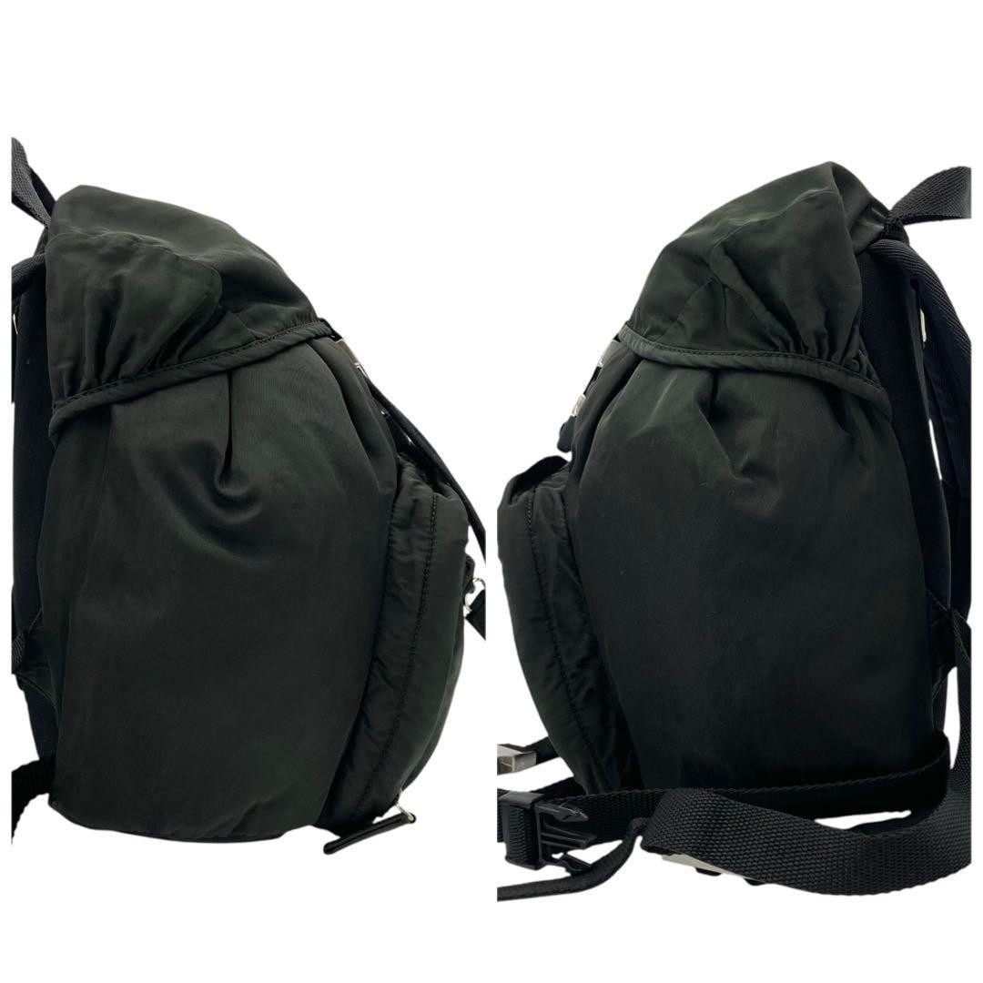 737 Vintage Prada Nylon Backpack Khaki JAPAN | eBay