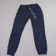FIGS Mens Technical Collection Scrub Pants S Blue Stretch Jogger Medical