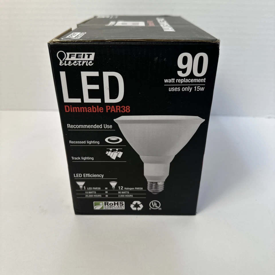 Feit Electric 90 Watt Warm White Dimmable Maintenance 2 Pack Lights. NIB - Image 3 of 4