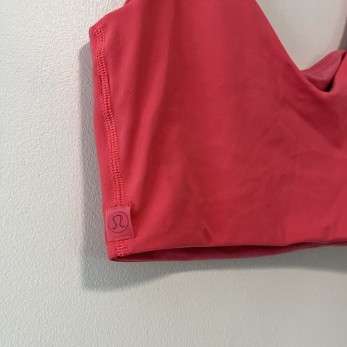Lululemon Bend This Scoop and Square Sports Bra Light Support A-C Cup Glaze Pink - Picture 4 of 7