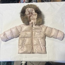 Moncler Light Pink Baby K2 Puffer Jacket 18-24m Used Heavy