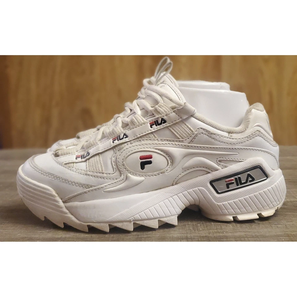 Fila D Formation Chunky Shoes Women's Size 7 White - Image 4 of 4