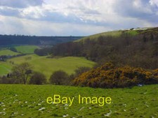 Photo 6x4 Walbury Hill's southern side Combe/SU3760 The view from Sandpi c2008