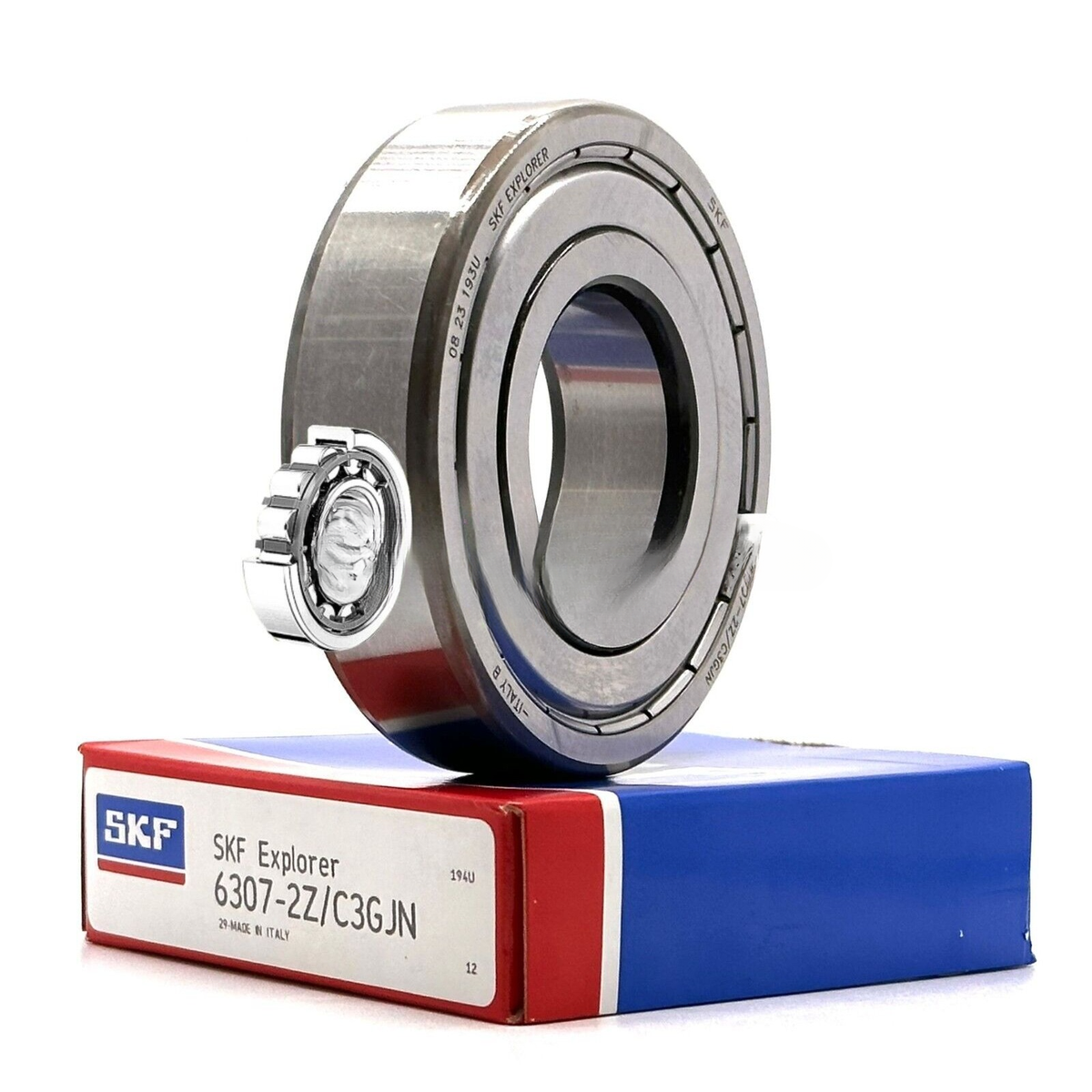 NEW SKF 6307 2Z / C3 DEEP GROOVE BALL BEARING, METAL SHIELDED