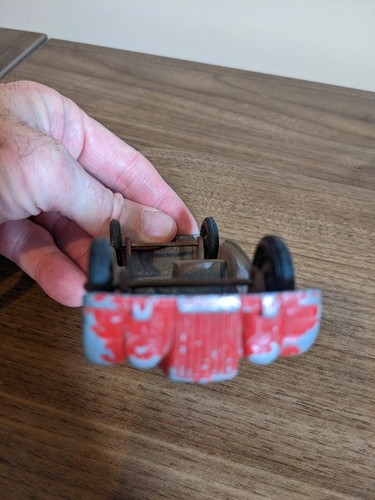 Vintage Tootsie Toy Classic MG With Driver Die Cast Metal Body Scale Model Toy - Picture 11 of 14