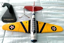 TBD Devastator (Coral Sea & Midway) Torpedo Bomber- 1/32nd- Wood- 1989- Read On!