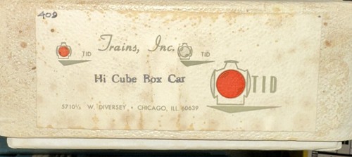 Trains, Inc. HO Scale Brass 86' Hi-Cube Box Car (Auto Parts) NIB Unpainted - Picture 2 of 7