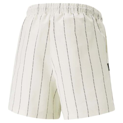 PUMA Team Woven Shorts 6" Mens White Casual Athletic Bottoms 62248965 - Picture 2 of 2