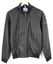 Peak Performance Bishop Jacket Men Small Pilot Style Waxed Look Pockets